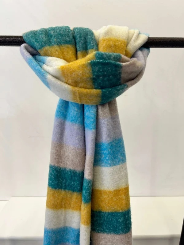 Pastel Stripe Blanket Scarves - Image 5