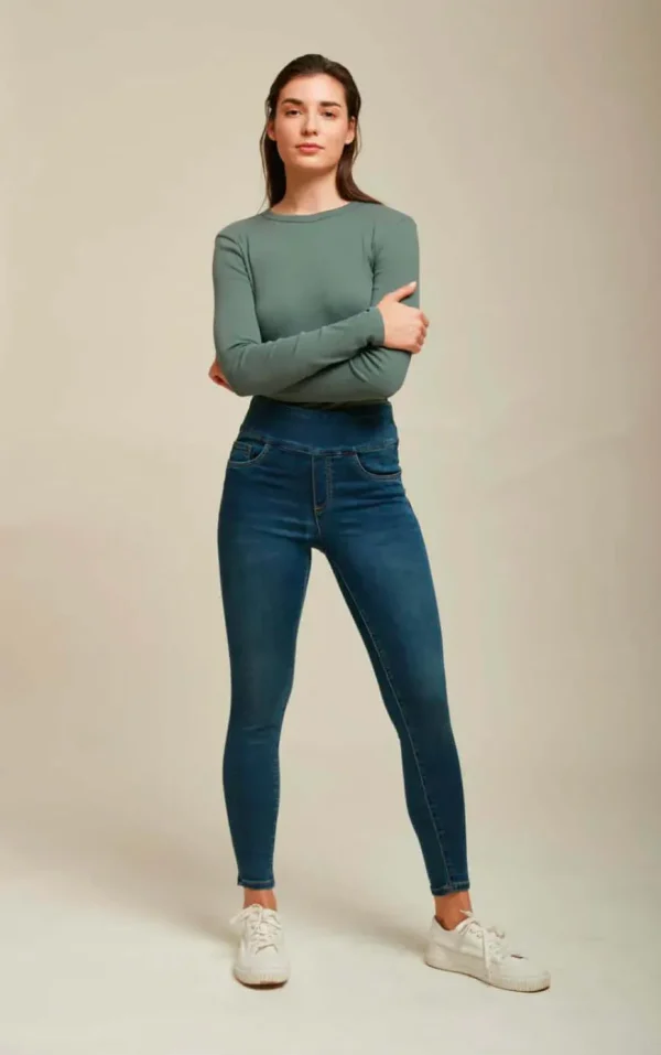 Tocada - Elasticated Waist Stretchy Jeans/Jegging - Image 5