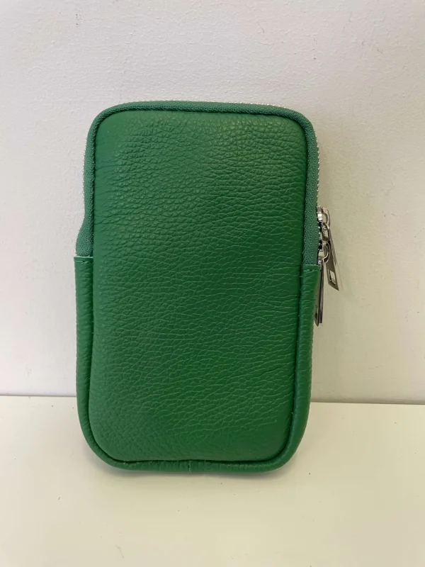 Leather Phone Pouch Crossbody Bag - Image 16