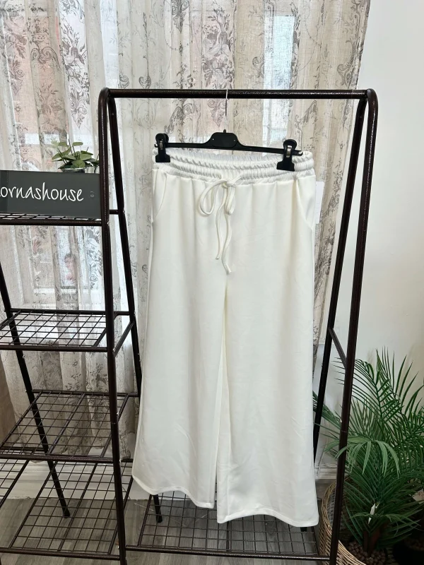 Luxuriously Soft Elegant Wide Leg Joggers - Image 2