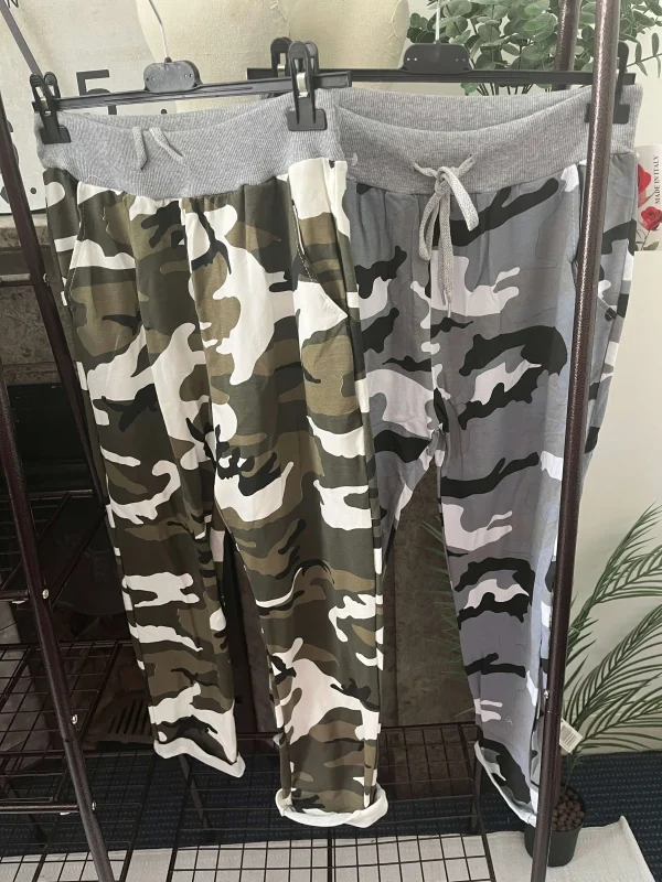 Camo Print Joggers