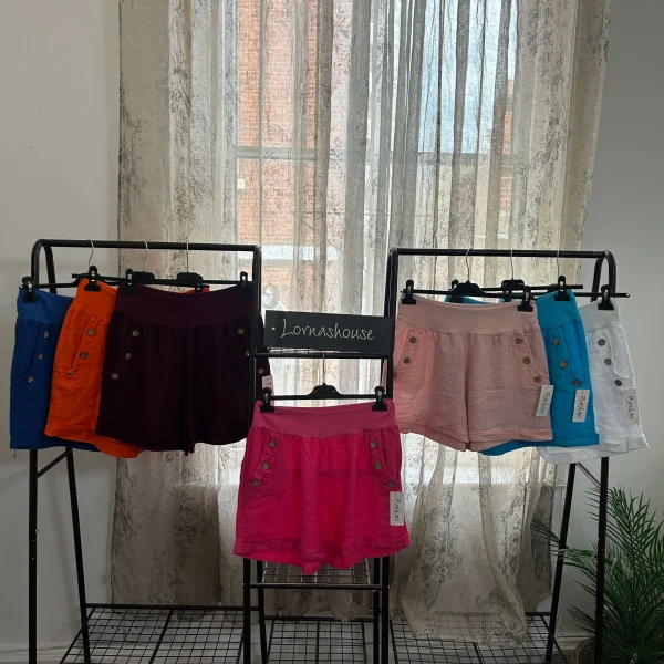 Made in Italy Linen Shorts - Regular