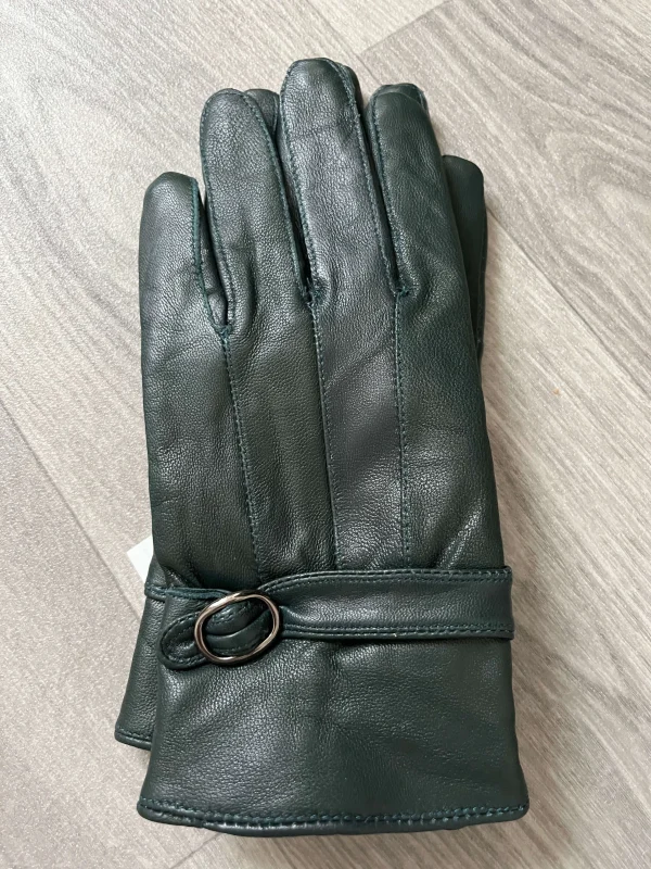 Real Leather glove with Buckle - Image 3