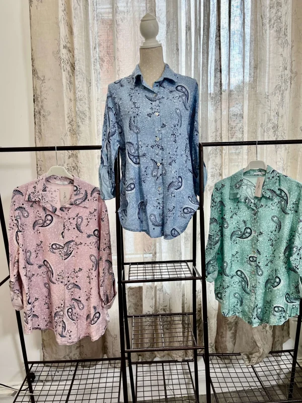 Ladies Paisley Shirt