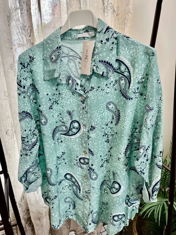 Ladies Paisley Shirt - Image 4
