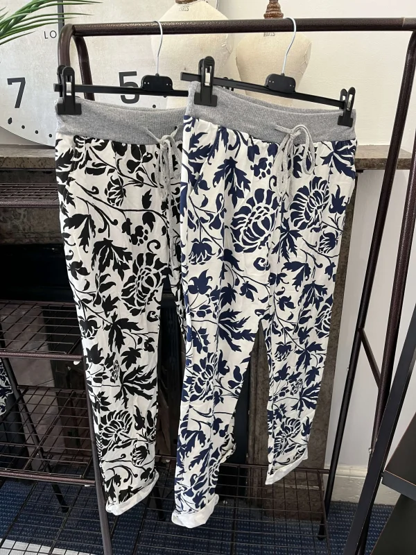Peony Print Jogger - Image 3