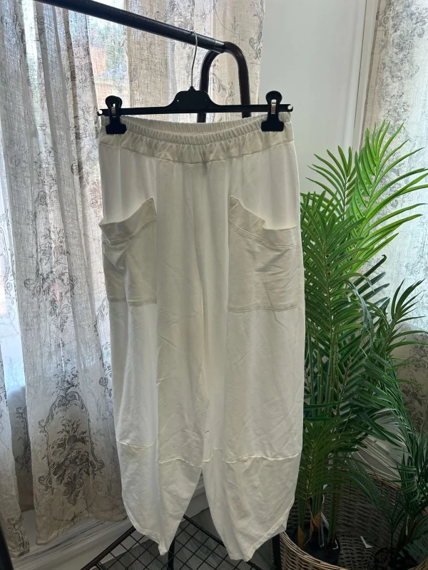 Vienna Cropped Elasticated Waist Jersey Jogger - Image 5