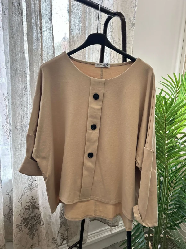 Funky Button Sweatshirt / Jacket - Image 2