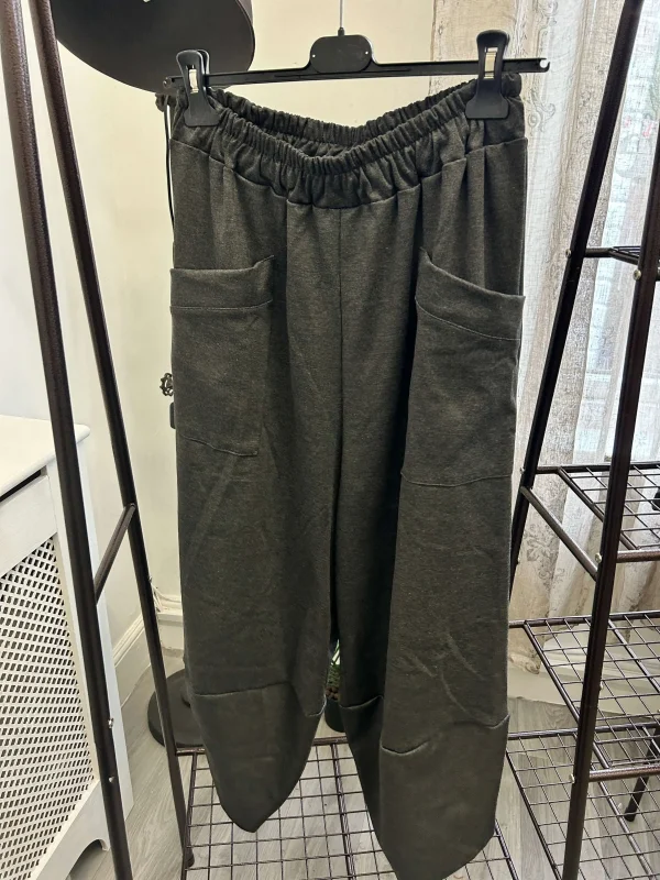 Vienna Cropped Elasticated Waist Jersey Jogger - Image 6
