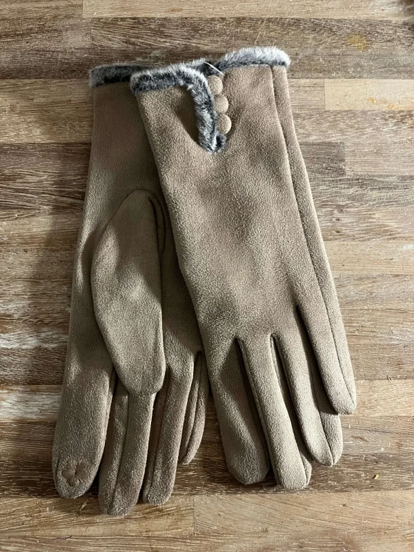 Button Detail Gloves - Image 5