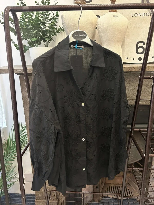 Patricia Embroidered Cotton Shirt - Image 6