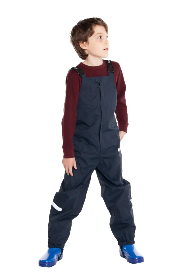Children's Rain Bib, Navy (Sizing Runs Large) - Image 4