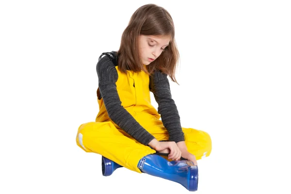 Children's Rain Bib, Sundance Yellow (Sizing Runs Large) - Image 3