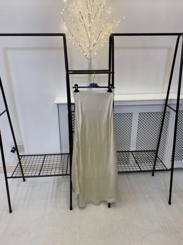 Bianca Satin Bias Maxi Skirt - Image 4