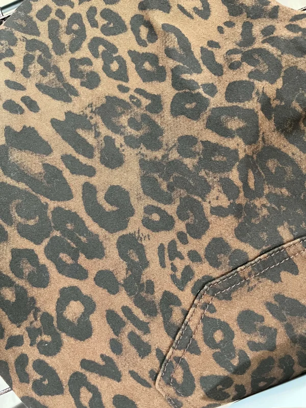 Toxik - Leopard Print Wide Leg Jeans - Image 3