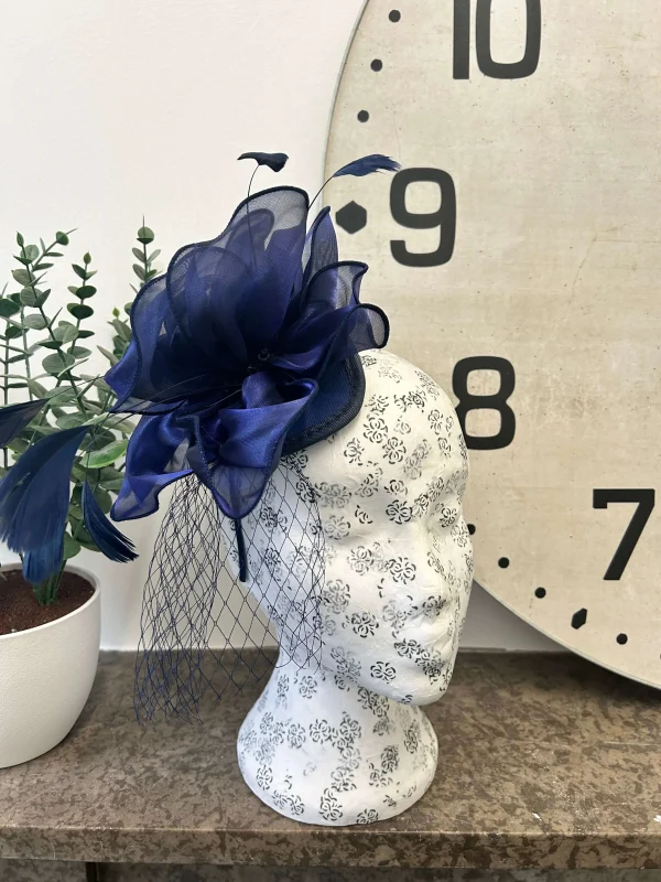 Beatrice Sheen Fascinator Headband - Image 5
