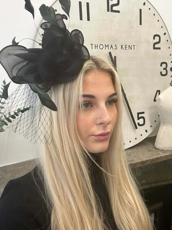 Beatrice Sheen Fascinator Headband - Image 2