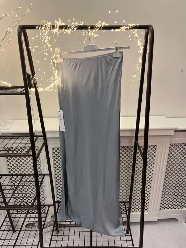Bianca Satin Bias Maxi Skirt - Image 8