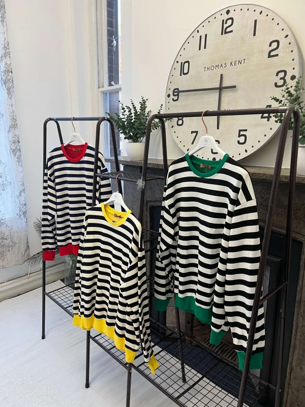 Bright Bold Stripe Sweatshirt - Image 2