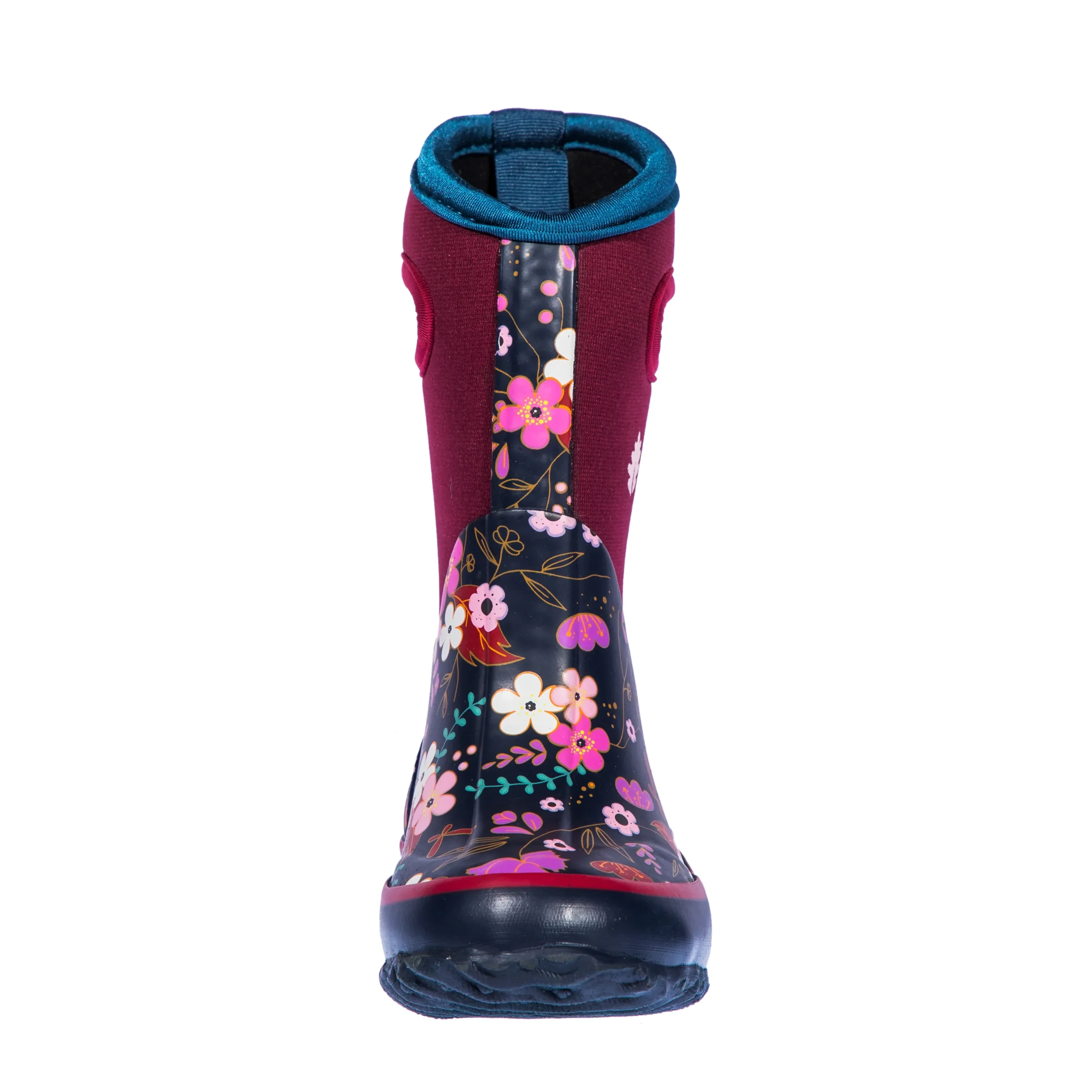 Midnight Floral Neoprene Rain/Snow Boots - Image 2