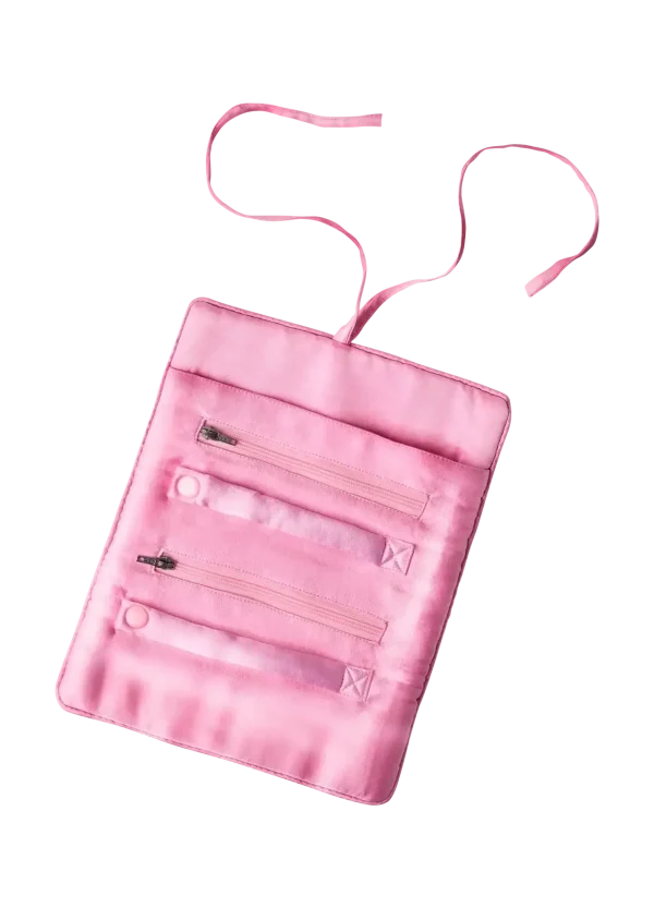 Powder Designs Jewellery Roll - Oriental Crane - Ochre - Image 2