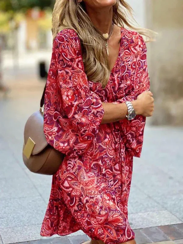 Vivienne - stijlvolle bohemian mini jurk - Image 8