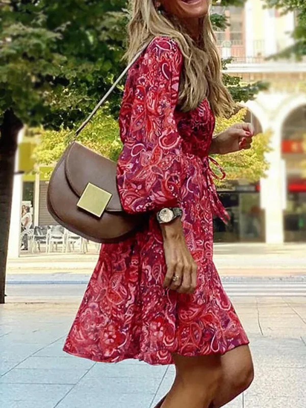 Vivienne - stijlvolle bohemian mini jurk - Image 9