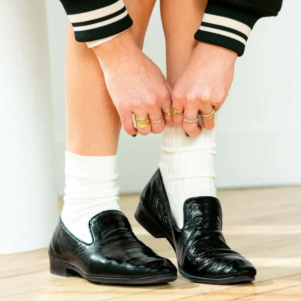 The Daily Loafer Black Crinkle Patent - Image 4