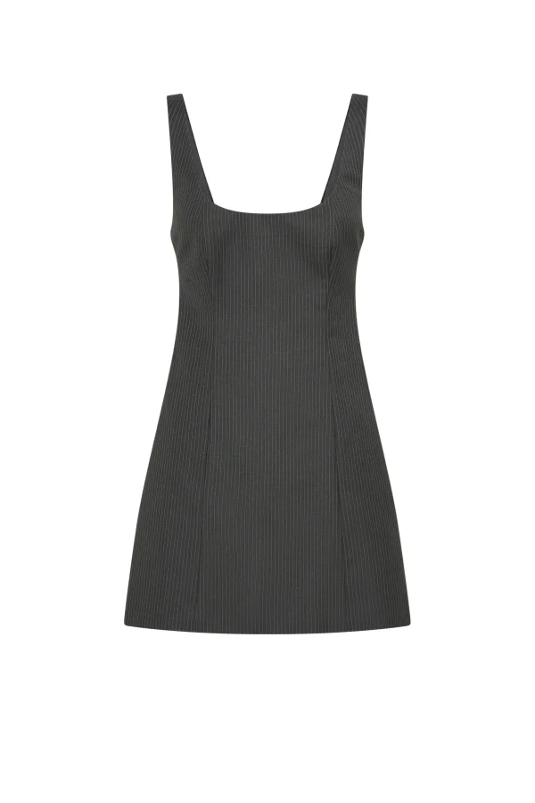 THE KRISTEN GREY PINSTRIPE DRESS - Image 7