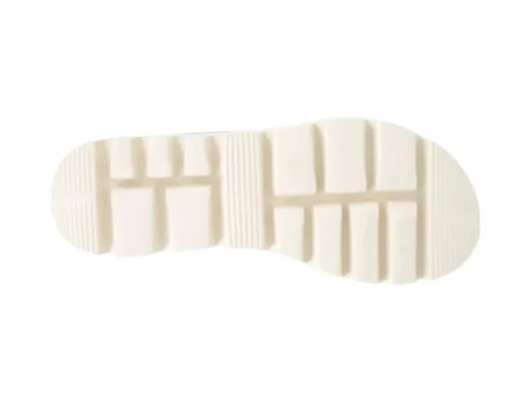 White Twin Buckle Wedge Sandal - Mimi - Image 2