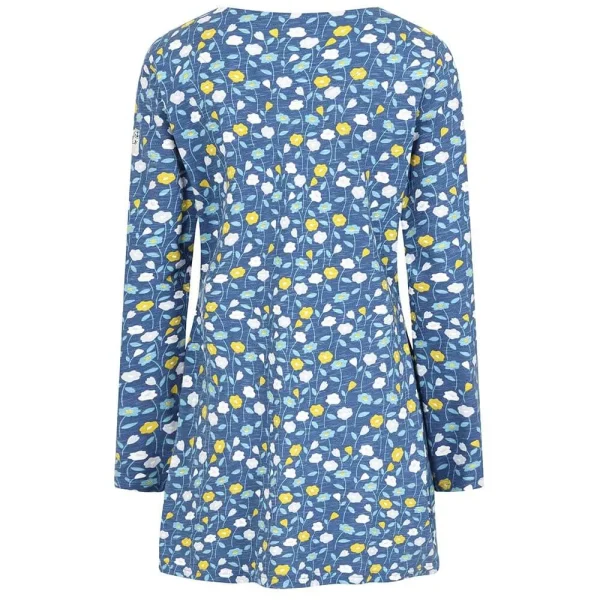 Lazy Jacks Womens Pleated Neck Tunic - Daisy - Image 2