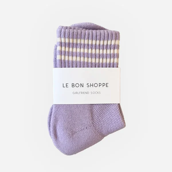 Le Bon Shoppe Girlfriend Socks Iris with Cream