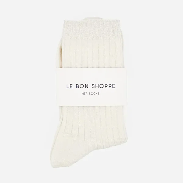 Le Bon Shoppe Her Socks Classic White