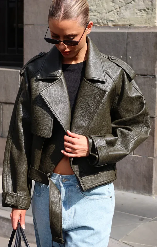 THE MADDEN DEEP OLIVE JACKET - Image 3