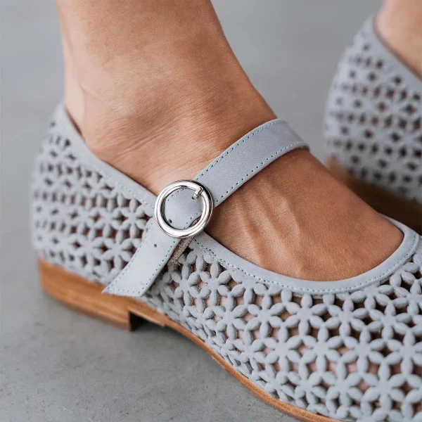 The Modern-Day Mary Jane Perforated Bluebell - Image 4