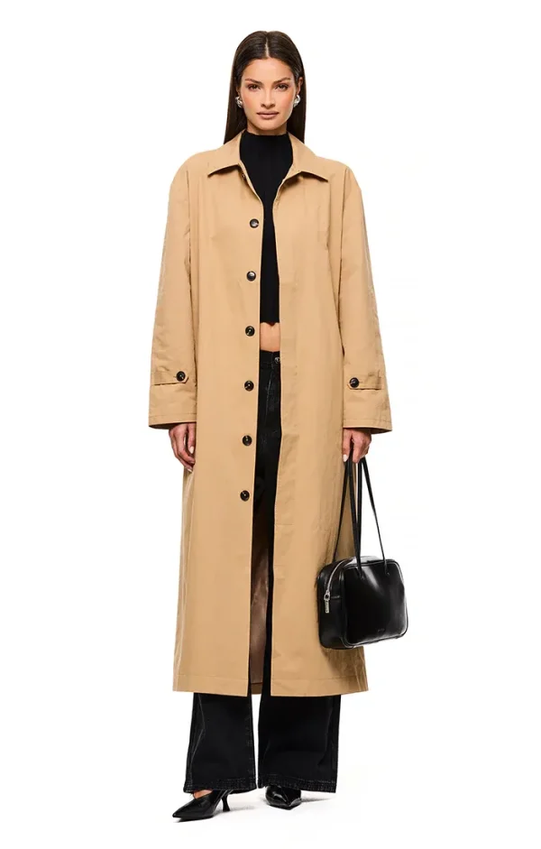 THE MONTAGUE SAND TRENCH COAT - Image 6