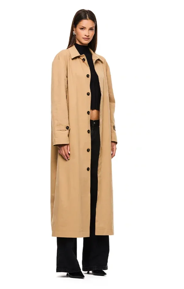 THE MONTAGUE SAND TRENCH COAT - Image 4