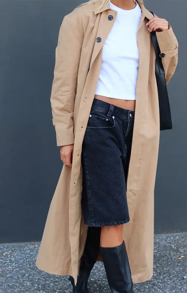 THE MONTAGUE SAND TRENCH COAT - Image 3