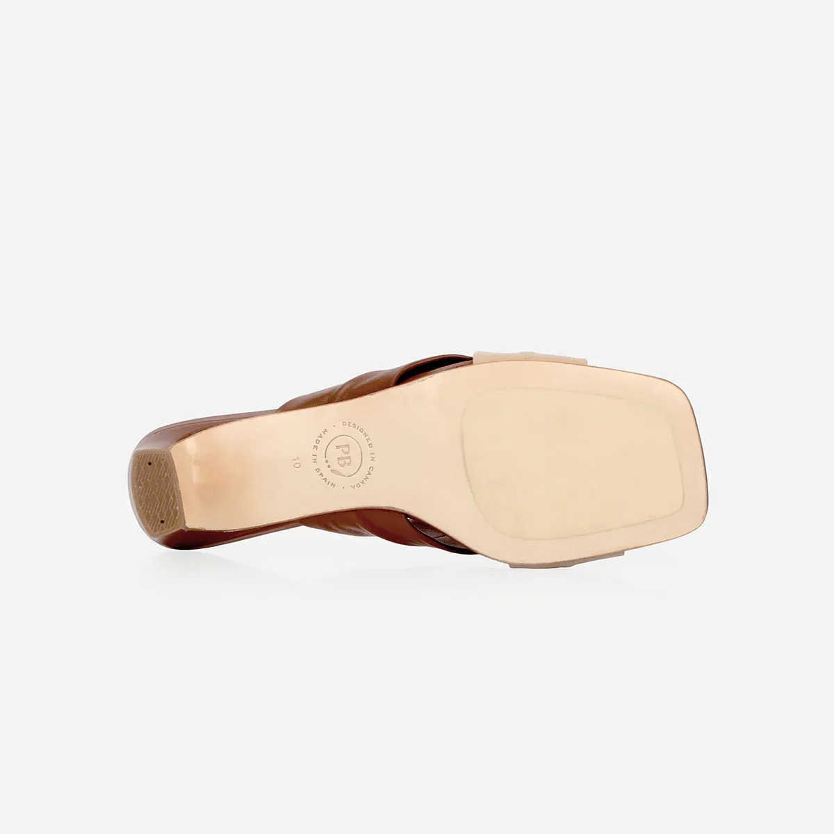 The Margot Heeled Sandal Pecan and Fauna - Image 5