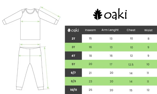 Oaki Kids Ultra-Soft Merino Wool Base Layer Kids, Breathable Merino Base Layer, Boys & Girls Thermals for Kids, Blue Spruce - Image 10