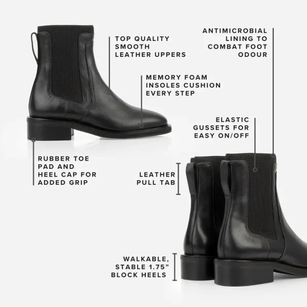 The Metro Chelsea Boot Black - Image 3