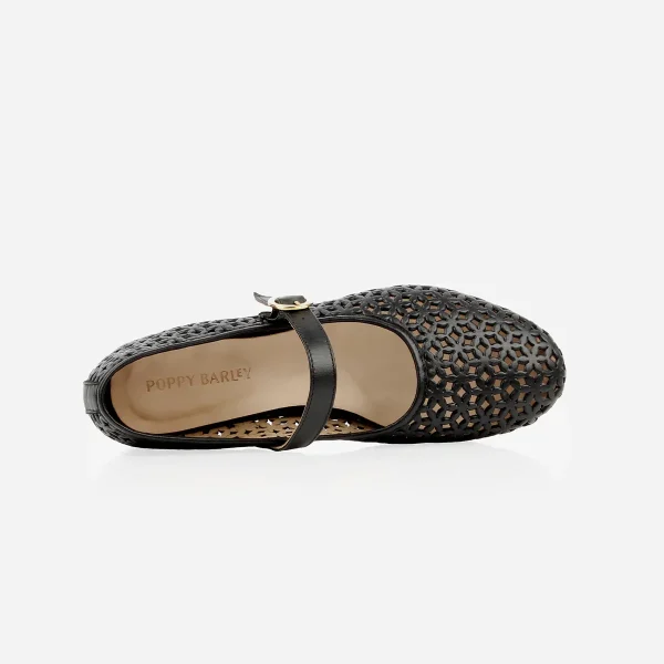 The Modern-Day Mary Jane Perforated Black - Image 3