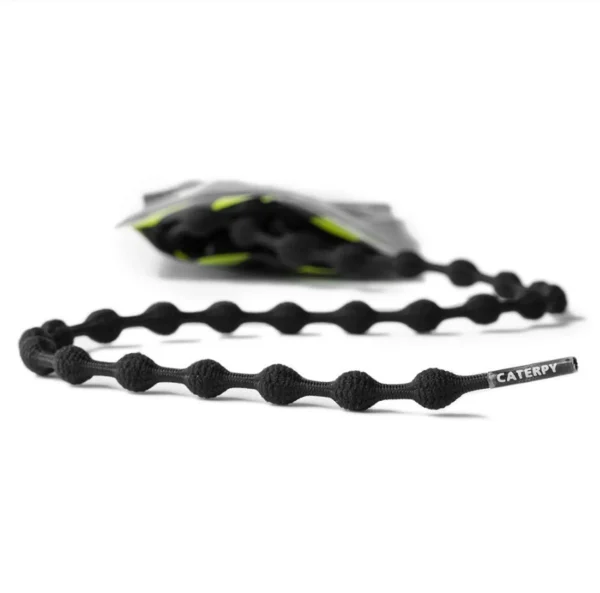 CATERPY RUN NO-TIE LACES Jaguar Black - Image 3