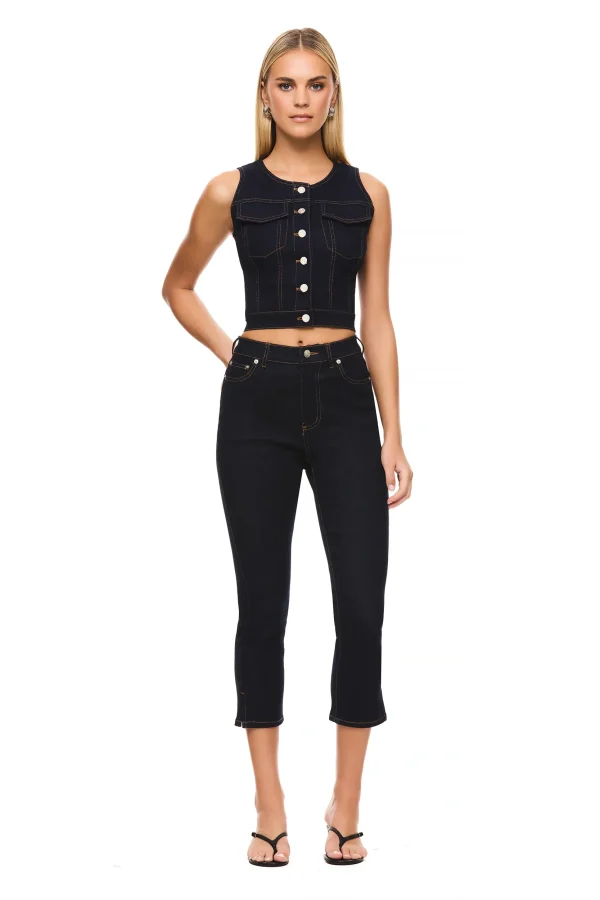 THE RINA DARK BLUE CAPRI