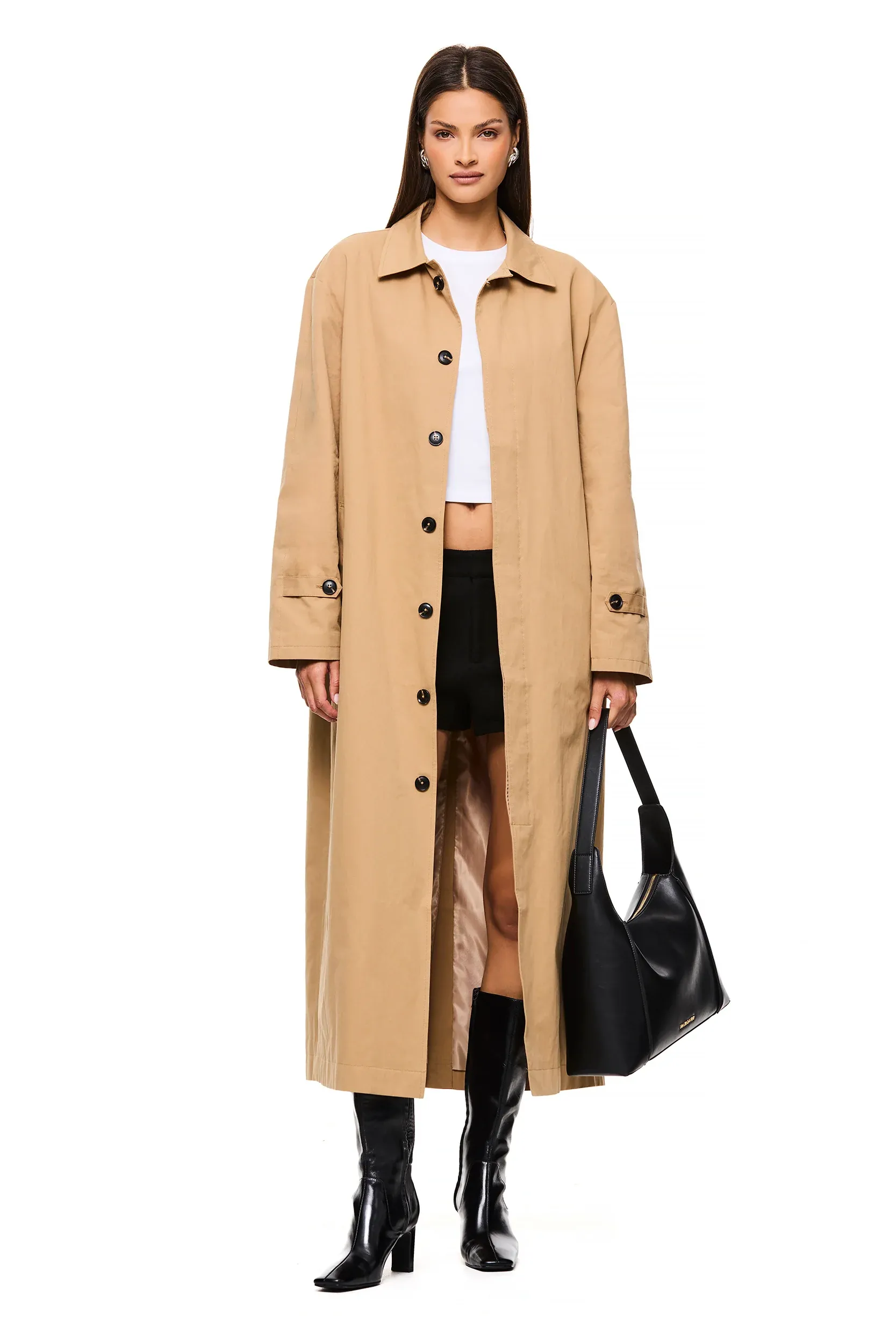 THE MONTAGUE SAND TRENCH COAT - Image 2