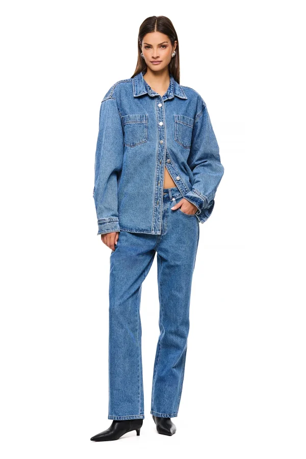 THE HENDRIX MID BLUE SHIRT