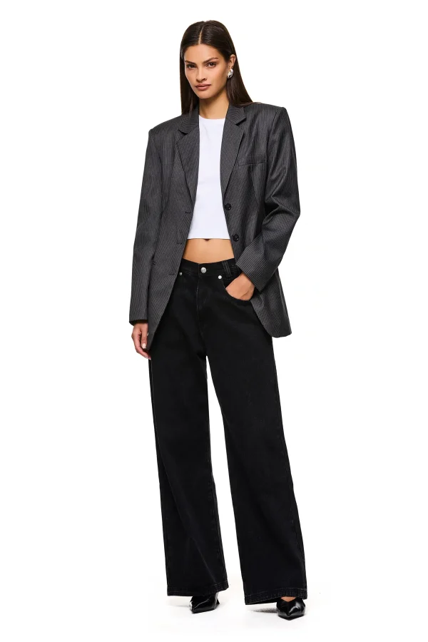 THE SAWYER GREY PINSTRIPE BLAZER - Image 5