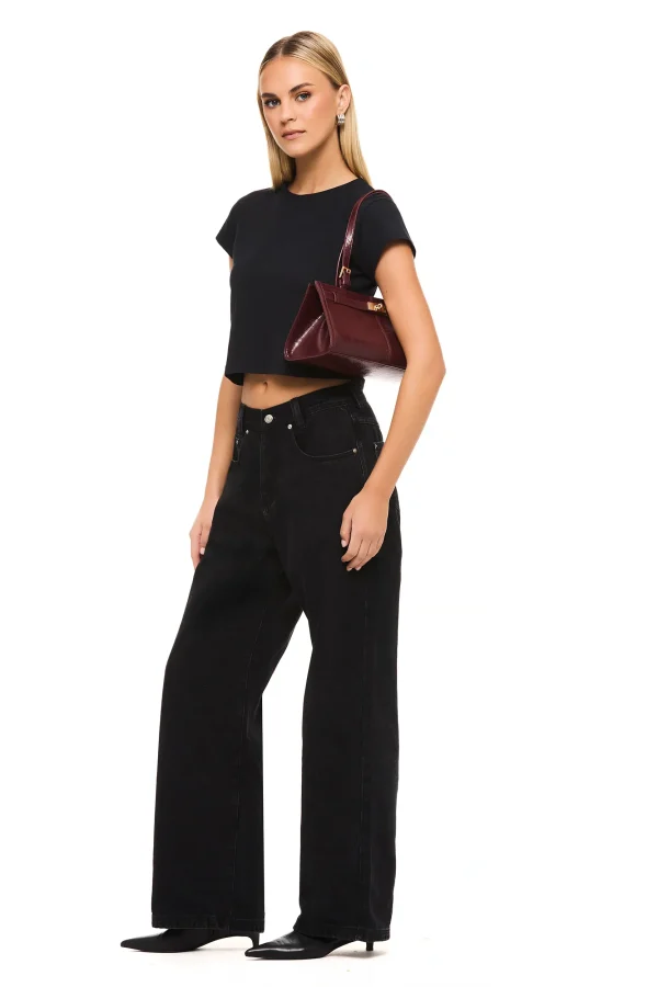 THE LUNA BURGUNDY BAG - Image 3