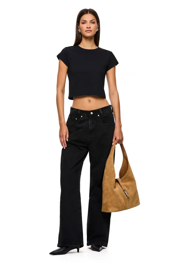 THE PIPER HONEY SUEDE BAG - Image 3