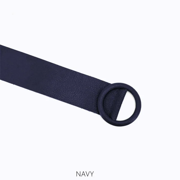 Cinch in leather buckle belt - Image 7